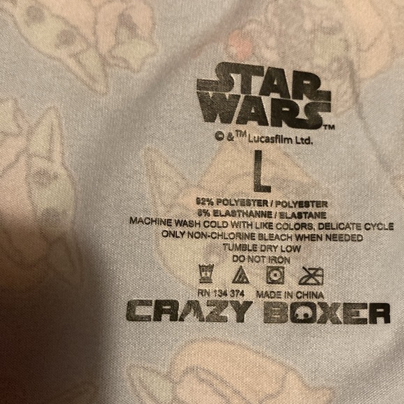 NWT Star Wars boxers - mandalorian baby Yoda - Picture 3 of 3